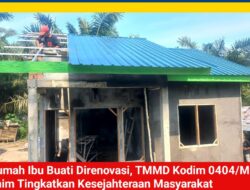 Rumah Ibu Buati Direnovasi, TMMD Kodim 0404/Muara Enim Tingkatkan Kesejahteraan Masyarakat
