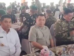 H. Isam bersama Bupati Tanbu  beserta Forkopimda Dampingi Menteri Pertahanan RI Ke Tanah Bumbu Kalsel.
