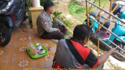 Briptu Diwan Ahmad melaksanakan sambang/silatrahmi Kamtibmas dan dumas keliling dalam rangka BEYOND TRUST PRESISI di wilayah Kec. Tanjungmedar