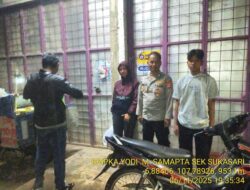 Anggota Polsek Sukasari Laksanakan Patroli KRYD Blue Light / Malam hari di Wilayah Kecamatan Sukasari Kabupaten Sumedang