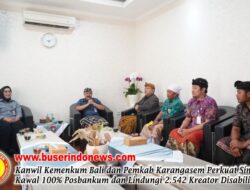 Kanwil Kemenkum Bali dan Pemkab Karangasem Perkuat Sinergi: Kawal 100% Posbankum dan Lindungi 2.542 Kreator Disabilitas