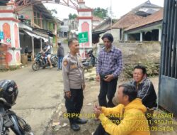 Langkah Preventif dilaksanakan Unit Samapta Sebagai upaya menjaga situasi kamtibmas yang kondusif pada siang hari diwilayah Kec sukasari