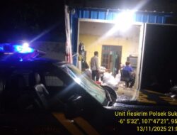 Anggota Polsek Sukasari Laksanakan Patroli KRYD Blue Light / Malam hari di Wilayah Kecamatan Sukasari Kabupaten Sumedang