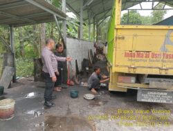Bripka Yuyun Yuwana melaksanakan sambang/silatrahmi Kamtibmas dan dumas keliling dalam rangka BEYOND TRUST PRESISI di wilayah Kec. Tanjungmedar
