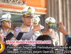 Polda Bali Tegaskan Perlindungan Pejalan Kaki sebagai Prioritas dalam Operasi Zebra 2025