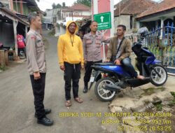 Langkah Preventif dilaksanakan Unit Sampata Sebagai Upaya Menjaga Situasi Kamtibmas yang kondusif pada siang hari di wilayah Kec sukasari