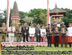 Pangdam IX/Udayana Hadiri Peringatan Puputan Margarana ke-79 di Tabanan