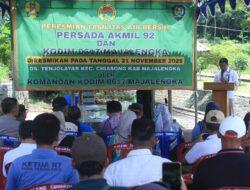 Persada Akmil 92 dan Kodim 0617/Majalengka Resmikan Fasilitas Air Bersih di Tenjolayar