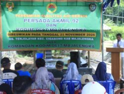 Gia Anggriawan Saksikan Peresmian Fasilitas Air Bersih di Tenjolayar Majalengka