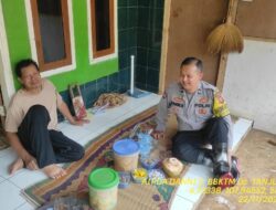 Aipda Dani Santika melaksanakan sambang/silatrahmi Kamtibmas dan dumas keliling dalam rangka BEYOND TRUST PRESISI