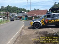 Antisipasi terjadinya C3 (Curas,Curat, dan Curanmor) Polsek Tanjungmedar Polres Sumedang Polda Jabar melaksanakan KRYD siang hari