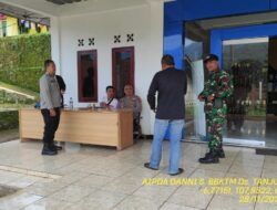Untuk menjaga Sinergitas TNI/POLRI, Bhabinkamtibmas bersama Babinsa melaksnakan sambang/silaturahmi Kamtibmas 