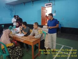 Kegiatan Penyaluran BLT KESRA kepada Warga Tidak Mampu dan Jompo di Wilayah Desa Cikaramaa Kec. Tanjungmedar Kab. Sumedang
