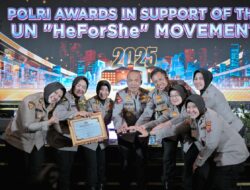 Penghargaan He For She 2025 Mantapkan Polda Jabar sebagai Pelopor Kesetaraan Gender di Polri