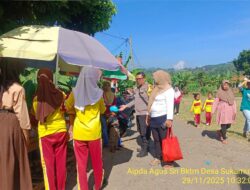 Bhabinkamtibmas Desa Sukamukti Aipda Agus Sukmana Laksanakan Silaturahmi Kamtibmas dan Dumas Keliling dalam Rangka BEYOND TRUST PRESISI.  