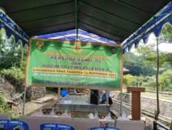 Peresmian Fasilitas Air Bersih Bantuan Persada Akmil 92 di Embung Tenjo Layar Berlangsung Meriah