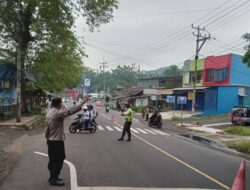 Polsek Pataruman Gelar Strong Point Pagi Hari untuk Tingkatkan Pelayanan Publik 