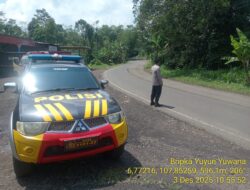 Antisipasi terjadinya C3 (Curas,Curat, dan Curanmor) Polsek Tanjungmedar Polres Sumedang Polda Jabar melaksanakan KRYD siang hari