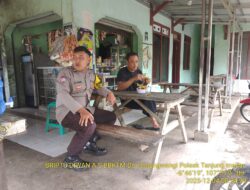 Briptu Diwan Ahmad sambangi Warga masyarakat