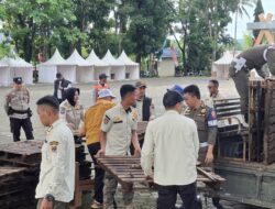 Polres Pagar Alam Bersama TNI–Pol PP–Dishub Tertibkan Alun-Alun Utara Jelang Dempo 2025