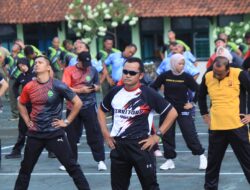 Kodim 0617/Majalengka Gelar Olahraga Bersama Forkopimda Peringati Hari Infanteri, Hari TKR, dan HUT ke-76 Korem 063/SJG