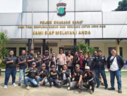 Ormas Satria Banten DPC Kabupaten Bekasi Gelar Apel “Jaga Bekasi” di Polsek Cikarang Barat
