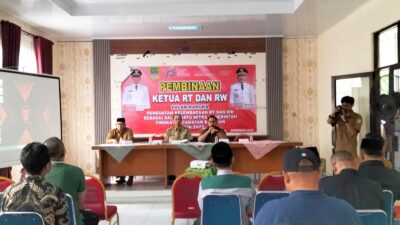 Kecamatan Babelan Menggelar Kegiatan Pembinaan Kelembagaan RT dan RW di Kelurahan Kebalen