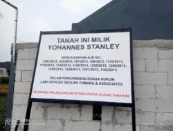 Yohanes Stanley Terkejut Karena Sebagian Lahan Miliknya Sudah Berubah Menjadi Kawasan Hunian Warga.