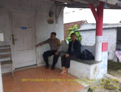 Briptu Diwan Ahmad melaksanakan sambang/silatrahmi Kamtibmas dan dumas keliling dalam rangka BEYOND TRUST PRESISI di wilayah Kec. Tanjungmedar