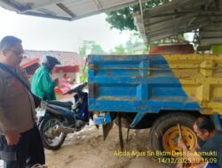 Aipda Agus Sukmana melaksanakan giat Sambang/ silaturahmi kamtibmas ke warga masyarakat