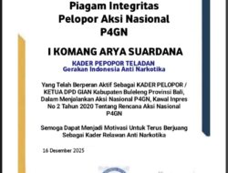 Kader Pelopor dan Teladan GIAN 2025 Jatuh ke Provinsi Bali