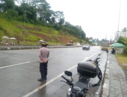 Polres Sumedang Laksanakan KTL Rawan Sore di Tikungan Bangkong/Ciromed, Antisipasi Laka Lantas dan Gangguan Kamtibmas