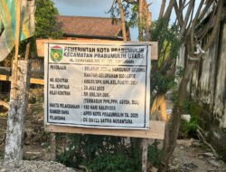 Dugaan Mal Administrasi Proyek Pembangunan kantor lurah Di Kota Prabumulih. WRC Siapkan Langkah Hukum. Inspektorat Terima Surat Cinta