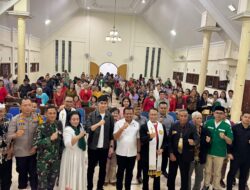 Forkopimda Sumedang Tinjau Pengamanan Kebaktian Malam Natal 2025 di Gereja GKP