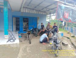 Aipda Agus Sukmana melaksanakan giat Sambang/ silaturahmi kamtibmas ke warga masyarakat.