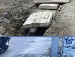 Proyek Pemasangan U-ditch di Jln KH. Muchtar Thabrani Kota Bekasi, Amburadul  : Tokoh Pemuda  Pertanyakan Kemana Pengawas dan Konsultan !?