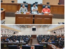 Kapolres Sumedang menghadiri Audiensi DPRD Bersama Warga Terdampak Pembangunan Bendungan Cipanas Desa Karanglayung,