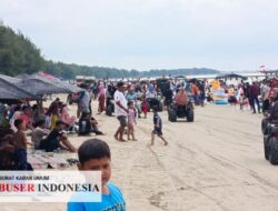 Pantai Karangjahe Tetap Favorit, Pengunjung Membludak di Libur Nataru