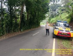 Patroli Antisipasi Kecelakaan dan Bencana Alam di Wilayah Hukum Polsek Tanjungmedar