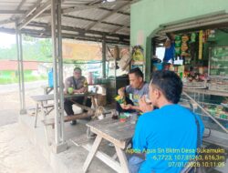 Bhabinkamtibmas Desa Sukamukti Aipda Agus Sukmana Laksanakan Silaturahmi Kamtibmas dan Dumas Keliling dalam Rangka BEYOND TRUST PRESISI.  