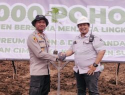 PT KDP Tanam 1.000 Pohon di Lahan Bekas Tambang, Polsek Cimalaka Apresiasi Kepedulian Lingkungan