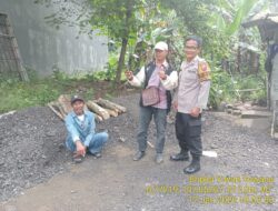 Bhabinkamtibmas Desa Wargaluyu melaksanakan Sambang dan Silaturahmi Kamtibmas