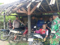 Bhabinkamtibmas Desa Sukamukti Aipda Agus Sukmana Laksanakan Silaturahmi Kamtibmas dan Dumas Keliling dalam Rangka BEYOND TRUST PRESISI.