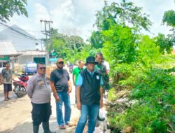 Kepala Desa Kedung Pengawas Tinjau Lokasi Tanggul Longsor di Kampung Pangkalan