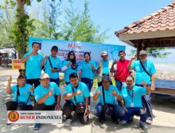 Sambut HPN 2026, DPC PPWI Kabupaten Rembang Tanam 600 pohon cemara laut