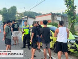 Kurang Konsentrasi, Honda Brio Tabrakan dengan L300 di Jalan Blora–Rembang