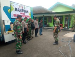 Solidaritas Tanpa Batas, Koramil 1004/Tanjungsari Kirim Donasi untuk Korban Bencana Cisarua