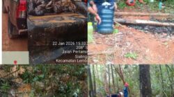 Pecah…! Pipa Line Pertamina Cemari Sungai Warga Desa Sialingan Mengecam Keras Pertamina