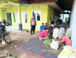 Aipda Agus Sukmana melaksanakan giat Sambang/ silaturahmi kamtibmas ke warga masyarakat