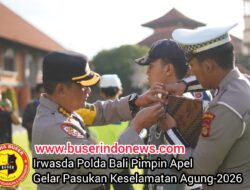 Irwasda Polda Bali Pimpin Apel Gelar Pasukan Keselamatan Agung-2026